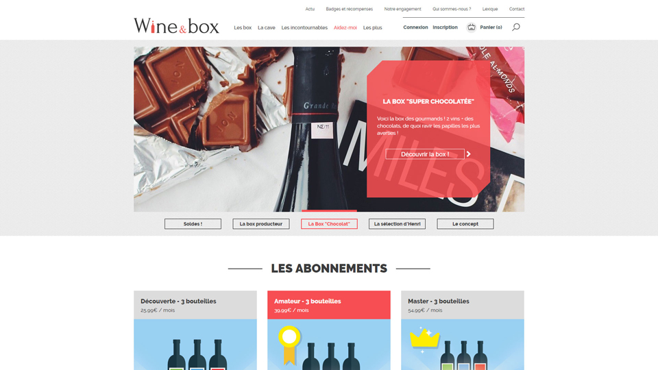 Wine and box
